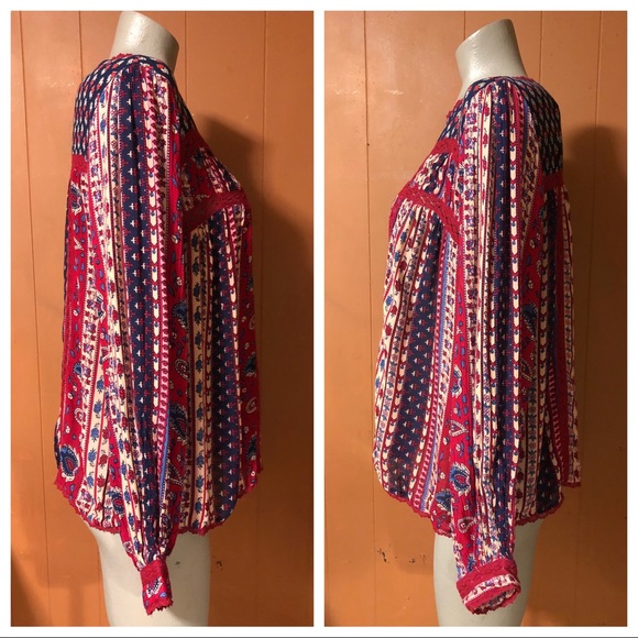 NWT Anthropologie Maeve Gretchen Patchwork Blouse 4 - Picture 7 of 15